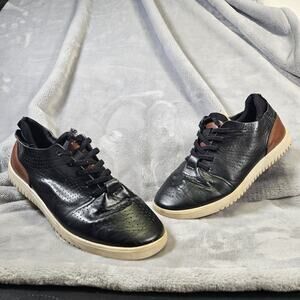 Cole Haan BDARTT Mens 7 Black Leather Casual Sneakers